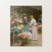 bloemenmarkt | Victor Gabriel Gilbert Legpuzzel (Verticaal)