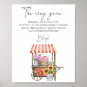 Bloemenmarkt - Zet een ring op het spel poster (Voorkant)