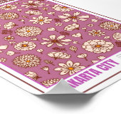 Bloemenmarkt Zuidoost-Azië Jakarta Poster (Hoek)