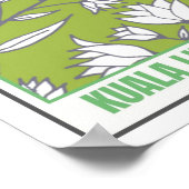 Bloemenmarkt Zuidoost-Azië Kuala Lumpur Poster (Hoek)