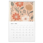 Bloemenmarktkalender kalender (Mar 2026)