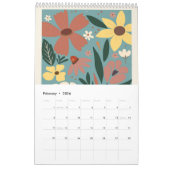 Bloemenmarktkalender kalender (Feb 2026)