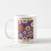 bloemenmarktontwerp koffiemok (Links)