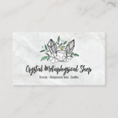 Bloemenmarmer metafysische winkel visitekaartje (Voorkant)