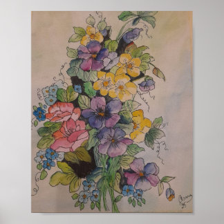 Bloemenmedley Poster