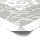 Bloemenmeisje 1 Mode illustratie Perfect Poster (Hoek)