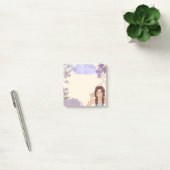 Bloemenmeisje 1 sticky notes (Kantoor)