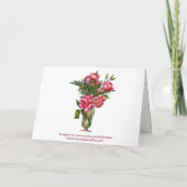 Bloemenmeisje Attendant Invitation (Achterkant)