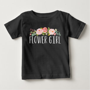 Bloemenmeisje Baby T-shirt   bruidsmeisje
