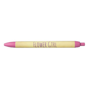 Bloemenmeisje Beauful Zwarte Inkt Pen