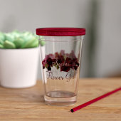 Bloemenmeisje Bridesmaid Gift Floral Wedding Tumbl Acryl Drinkbeker