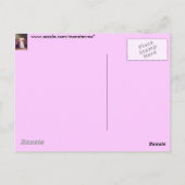 Bloemenmeisje Briefkaart (Achterkant)