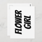 Bloemenmeisje Briefkaart (Voorkant / Achterkant)