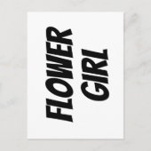 Bloemenmeisje Briefkaart (Voorkant)