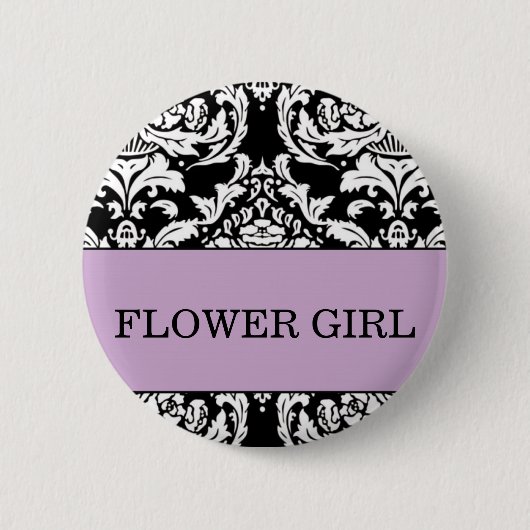 Bloemenmeisje Button (Voorkant)