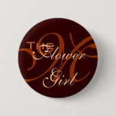 Bloemenmeisje Button (Voorkant)