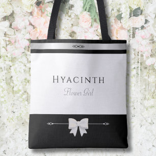 Bloemenmeisje Cadeau Minimalistische Luxe Boodsc Tote Bag