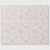 Bloemenmeisje Cadeaupapier (Vlak)