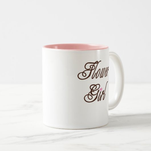 Bloemenmeisje Classy Browns Tweekleurige Koffiemok (Voorkant rechts)
