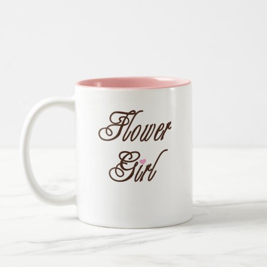 Bloemenmeisje Classy Browns Tweekleurige Koffiemok (Links)