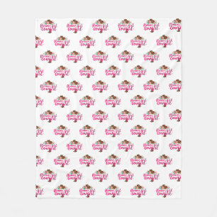 Bloemenmeisje Cowgirl Fleece Deken