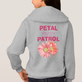 Bloemenmeisje Custom Hoodie (Achterkant)