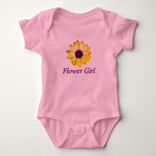 Bloemenmeisje Daisy Wedding Romper
