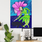 Bloemenmeisje Dancer Poster (Thuiskantoor)