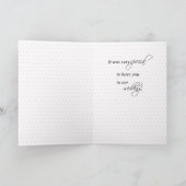 Bloemenmeisje Dank je wel, Roze Stippen en Bloemen Bedankkaart (Binnen)