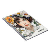 Bloemenmeisje | Devotional Notitieboek Journal (Rechterzijde)