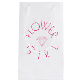 Bloemenmeisje Diamond Pink Klein Cadeauzakje (Voorkant)