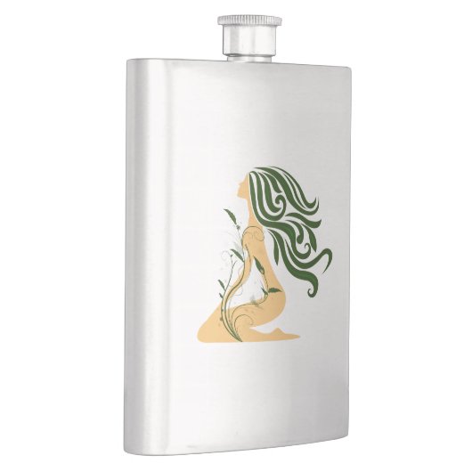 Bloemenmeisje Flask Flacon (Rechts)