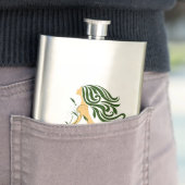 Bloemenmeisje Flask Flacon (Voorbeeld)