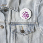 Bloemenmeisje Flower Button (In situ)