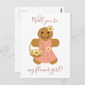 Bloemenmeisje Gingerbread | Briefkaart (Voorkant / Achterkant)