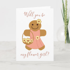 Bloemenmeisje Gingerbread | Kaart
