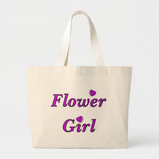bloemenmeisje grote tote bag (Voorkant)