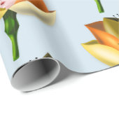 Bloemenmeisje inpakpapier -  (Rol Hoek)