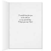 Bloemenmeisje Invitation for Cousin, pastelbloemen (Binnen (Rechts))