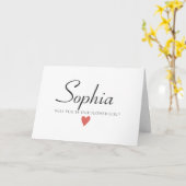 BLOEMENMEISJE? Kaart (Gele Bloem)