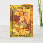 Bloemenmeisje Kaart (Voorkant)