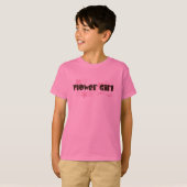 Bloemenmeisje Kinder T-shirt (Voorkant volledig)