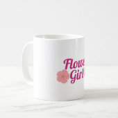 Bloemenmeisje Koffiemok (Voorkant links)