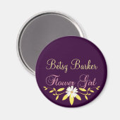 Bloemenmeisje Magneet (Voorkant / Achterkant)