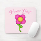 Bloemenmeisje Muismat (Met muis)