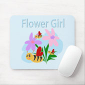 Bloemenmeisje Muismat (Met muis)