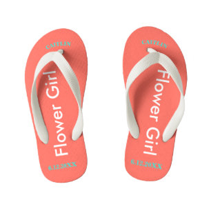 Bloemenmeisje NAME Coral Kinder Teenslippers
