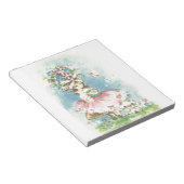  Bloemenmeisje Notitieblok (Schuin)