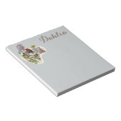 Bloemenmeisje Notitieblok (Schuin)