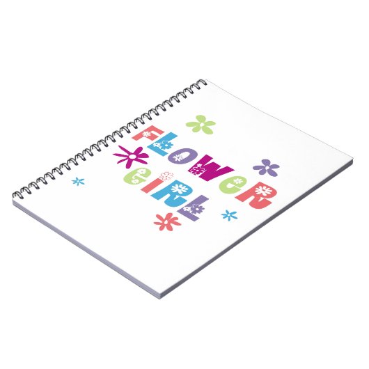 Bloemenmeisje Notitieboek (Linkerzijde)